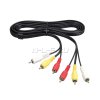 Шнур 3 RCA штекер - 3 RCA штекер (1.2м, CADENA)