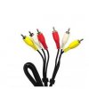 Шнур 3 RCA штекер - 3 RCA штекер (5 м, CADENA)