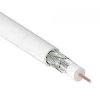 Кабель коаксиальный RG-6U (CADENA, высокого качества, белый)